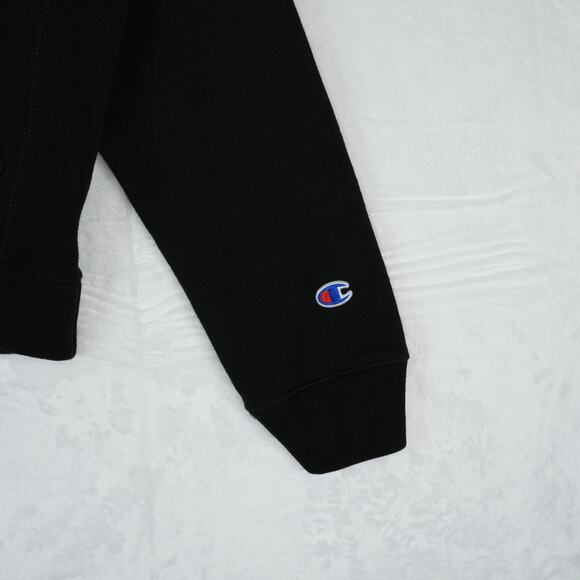 Champion Hoodie Womens L Black Reverse Weave Athletic‎ Heavyweight Sweatshirt - Picture 6 of 8